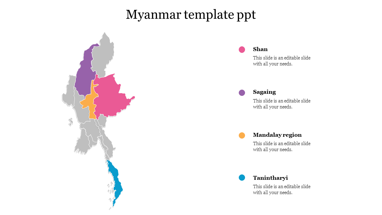 Promote your Myanmar Template PPT Presentation Slides